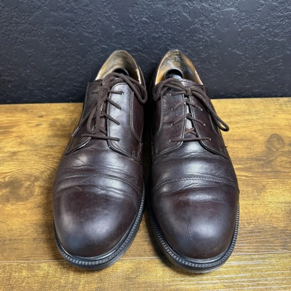 Timberland ACT Waterproof Brown Leather‎ Cap Toe Oxford Mens 13M